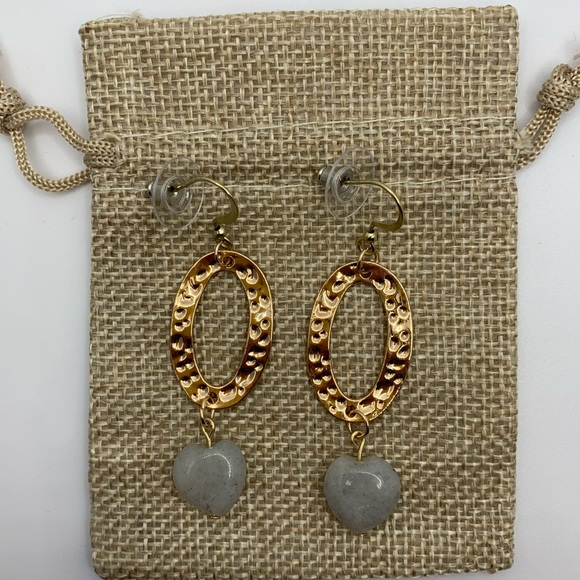 Brand New Handmade Labradorite Earrings Handmade Crystal Jewelry Labradorite - Picture 2 of 3